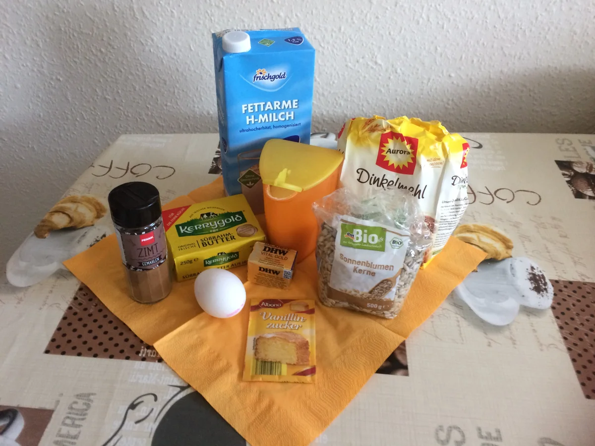 Franzbrötchen mit Sonnenblumenkerne - Rezept - Bild Nr. 6223