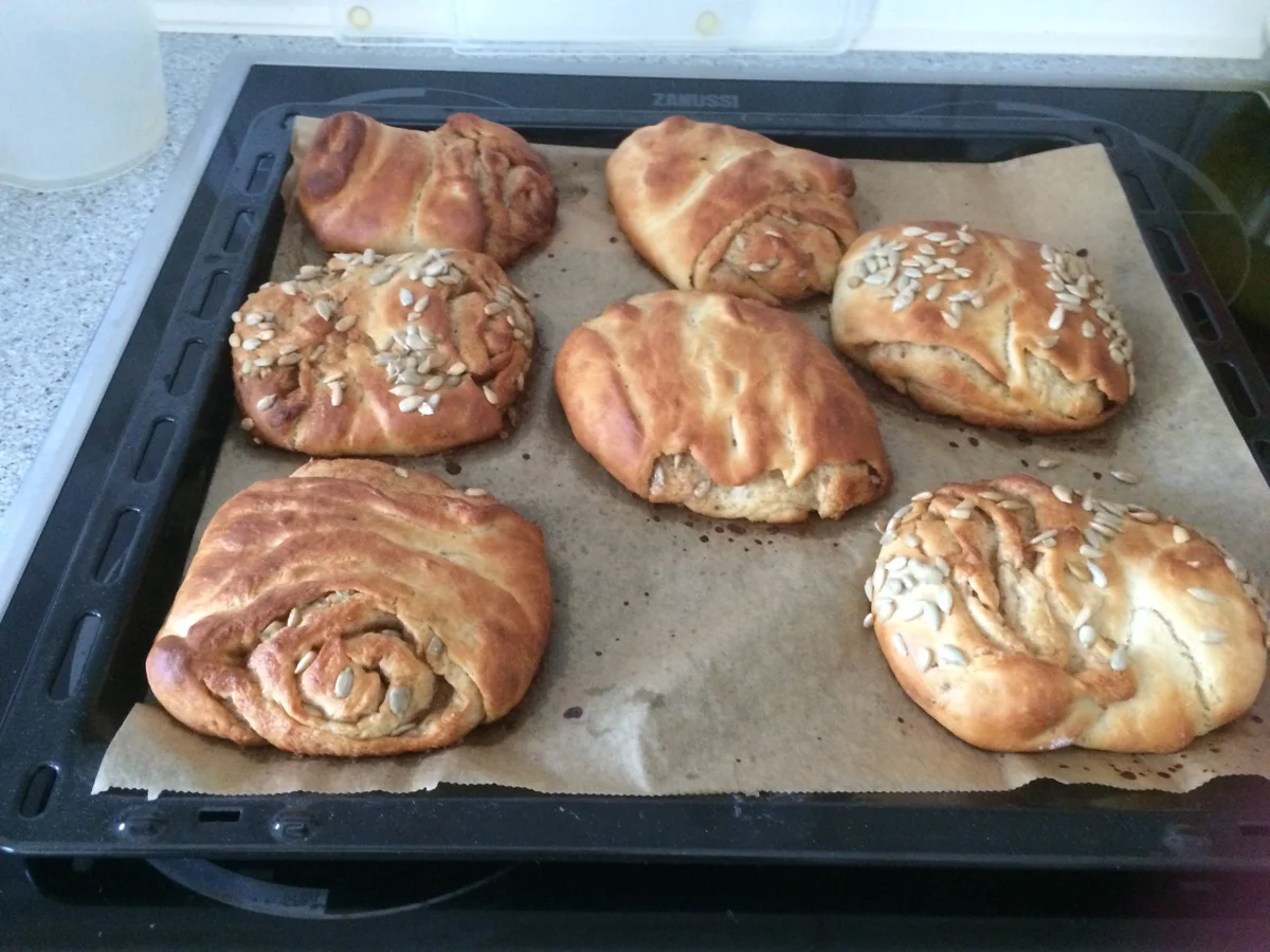 Franzbrötchen mit Sonnenblumenkerne - Rezept - Bild Nr. 6237