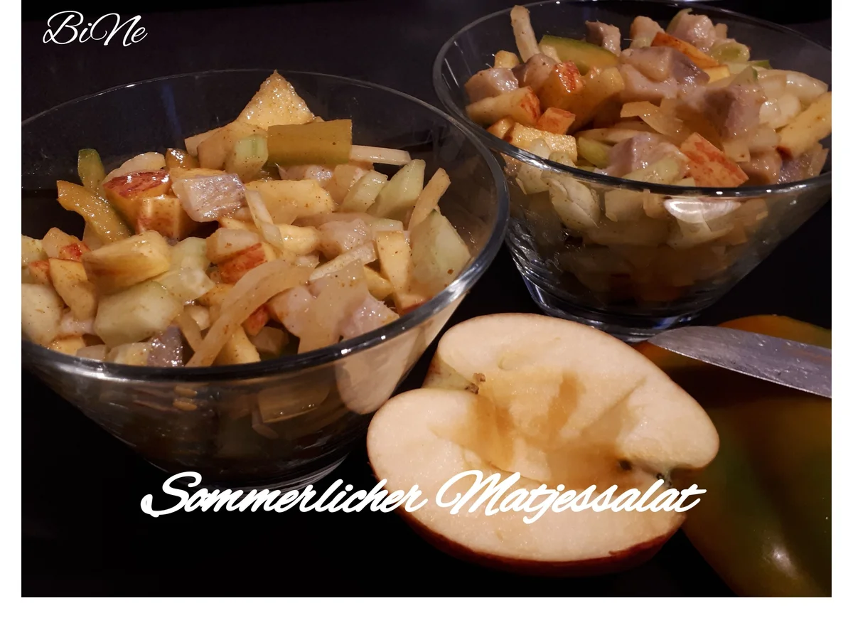 Rezept: BiNe` S SOMMERLICHER MATJESSALAT Bild Nr. 6227 BiNe` S SOMMERLICHER MATJESSALAT - Rezept - Bild Nr. 6227