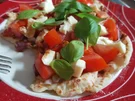 Fladen mit Tomate Mozarella - ein schnelles Sommerrezept - Rezept - Bild Nr. 2