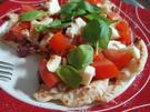 Fladen mit Tomate Mozarella - ein schnelles Sommerrezept - Rezept - Bild Nr. 2