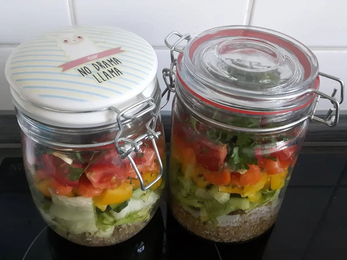 Salat aus dem Glas - Rezept - Bild Nr. 6225