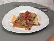 Spargelsalat auf geröstetem Toast - Rezept - Bild Nr. 2
