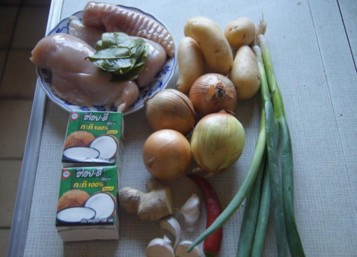 Hähnchenbrustfiletcurry mit Gemüse, Kartoffeln und Basmatireis - Rezept - Bild Nr. 6231
