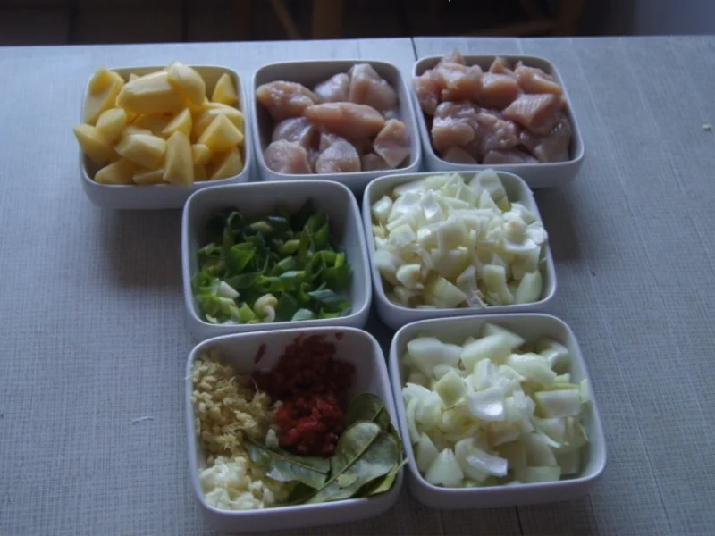 Hähnchenbrustfiletcurry mit Gemüse, Kartoffeln und Basmatireis - Rezept - Bild Nr. 6232