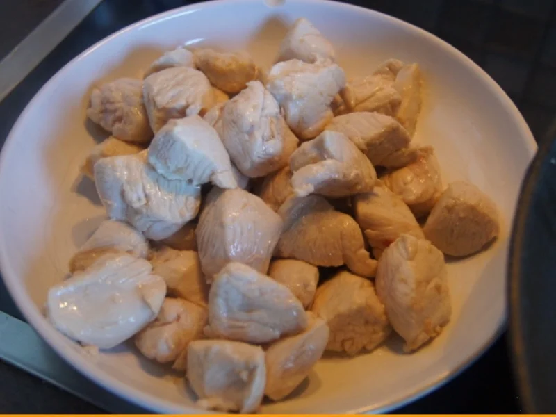 Hähnchenbrustfiletcurry mit Gemüse, Kartoffeln und Basmatireis - Rezept - Bild Nr. 6235