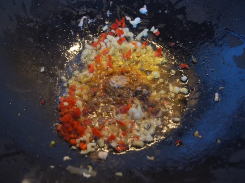 Hähnchenbrustfiletcurry mit Gemüse, Kartoffeln und Basmatireis - Rezept - Bild Nr. 6236