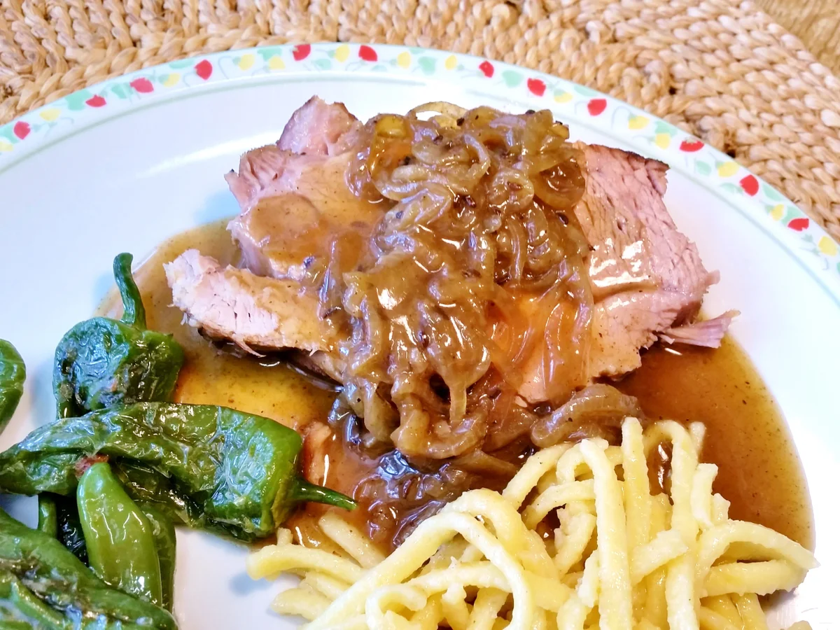 Rezept: Zwiebelbraten Bild Nr. 2 Zwiebelbraten - Rezept - Bild Nr. 2