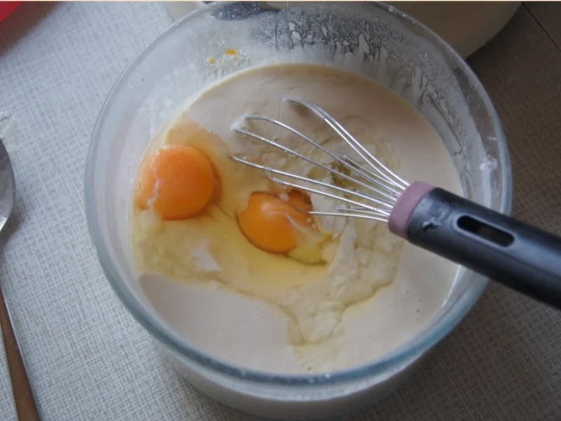 Frittierter Blumenkohl im pikanten Bierteig mit Kartoffelstampf und Tartaska Omacka - Rezept - Bild Nr. 4