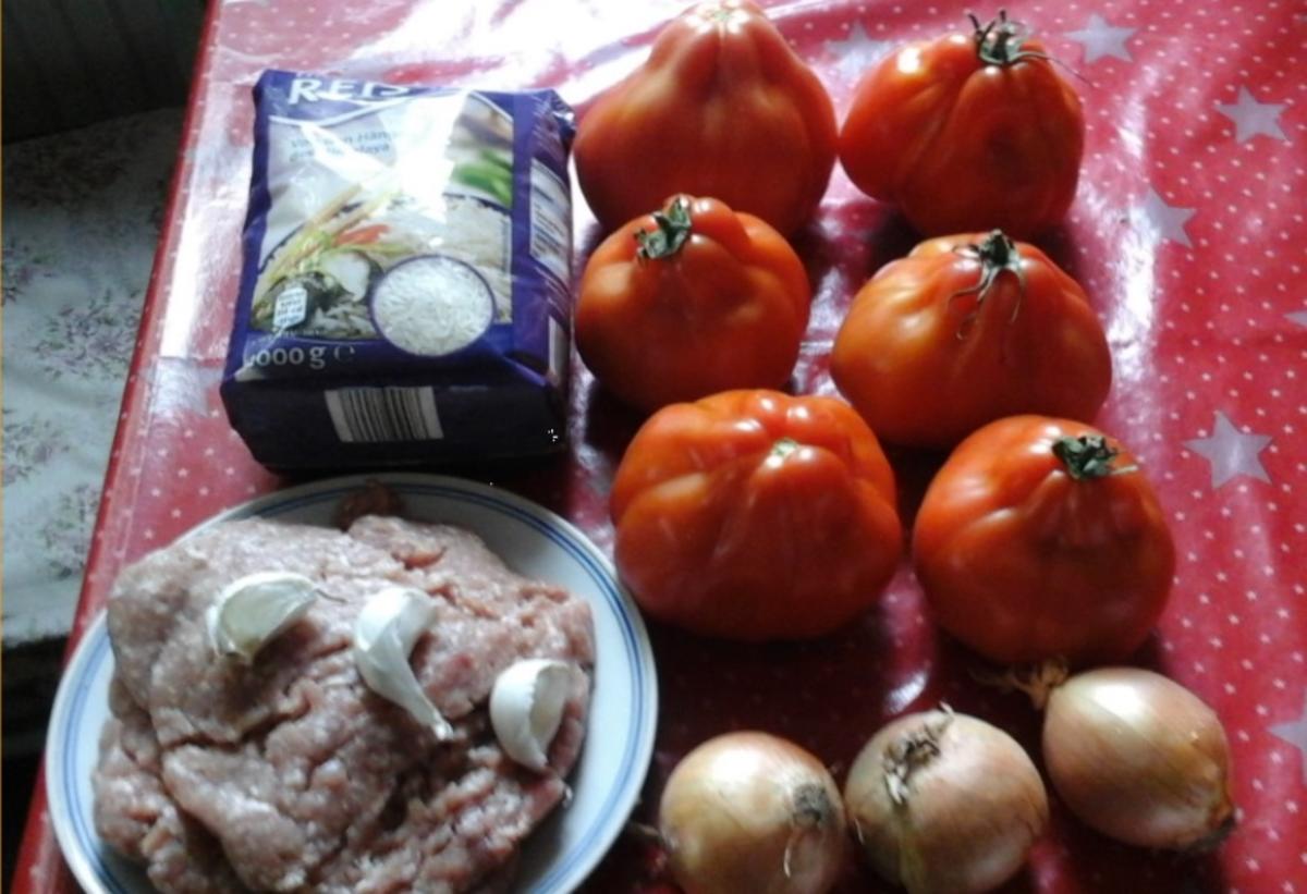 Gefüllte Fleischtomaten mit Basmatireis - Rezept - Bild Nr. 3