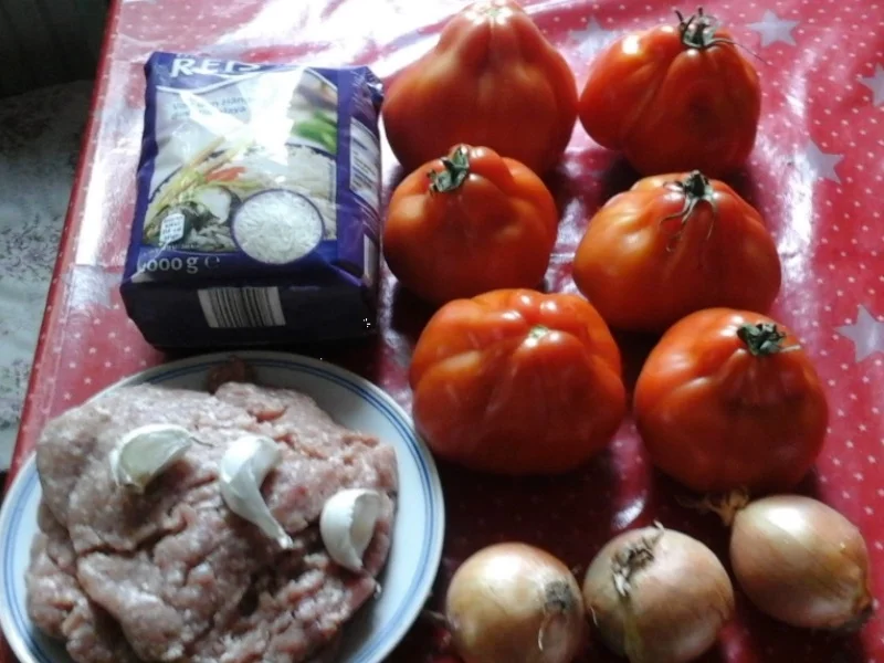 Gefüllte Fleischtomaten mit Basmatireis - Rezept - Bild Nr. 3
