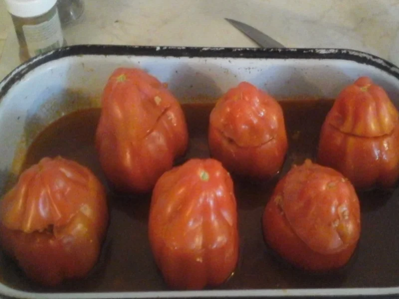 Gefüllte Fleischtomaten mit Basmatireis - Rezept - Bild Nr. 11