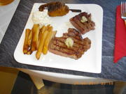 T-Bone Steak mit gebratenen Spargel und Fächerkartoffel - Rezept - Bild Nr. 6241