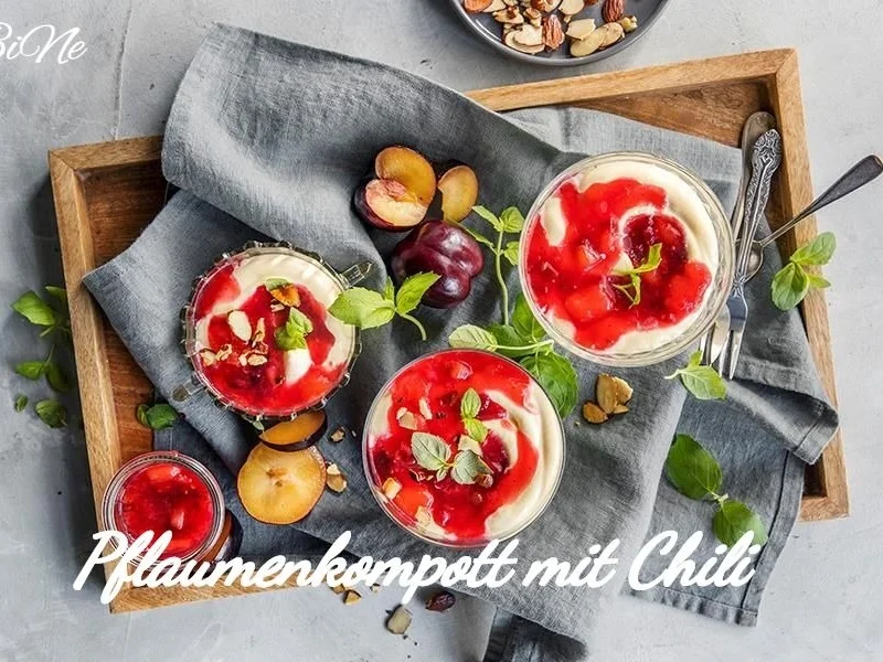 PFLAUMENKOMPOTT MIT CHILI - Rezept - Bild Nr. 6233