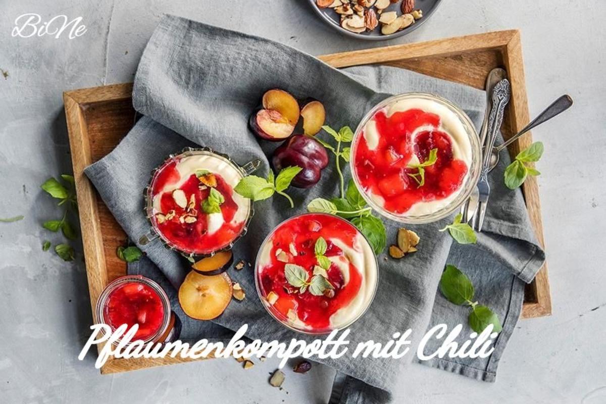 PFLAUMENKOMPOTT MIT CHILI - Rezept mit Bild - kochbar.de