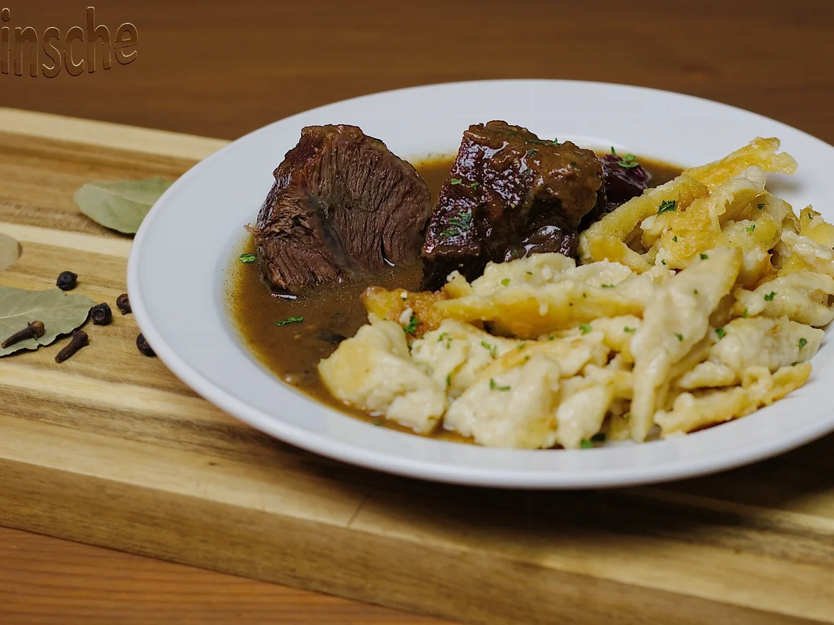 Ochsenbäckchen - Nach Sauerbraten-Art - - Rezept - Bild Nr. 6239