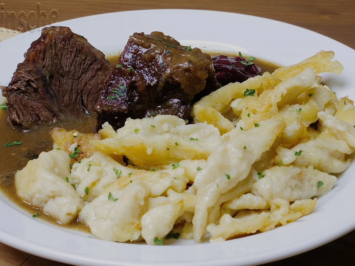 Ochsenbäckchen - Nach Sauerbraten-Art - - Rezept - Bild Nr. 6240