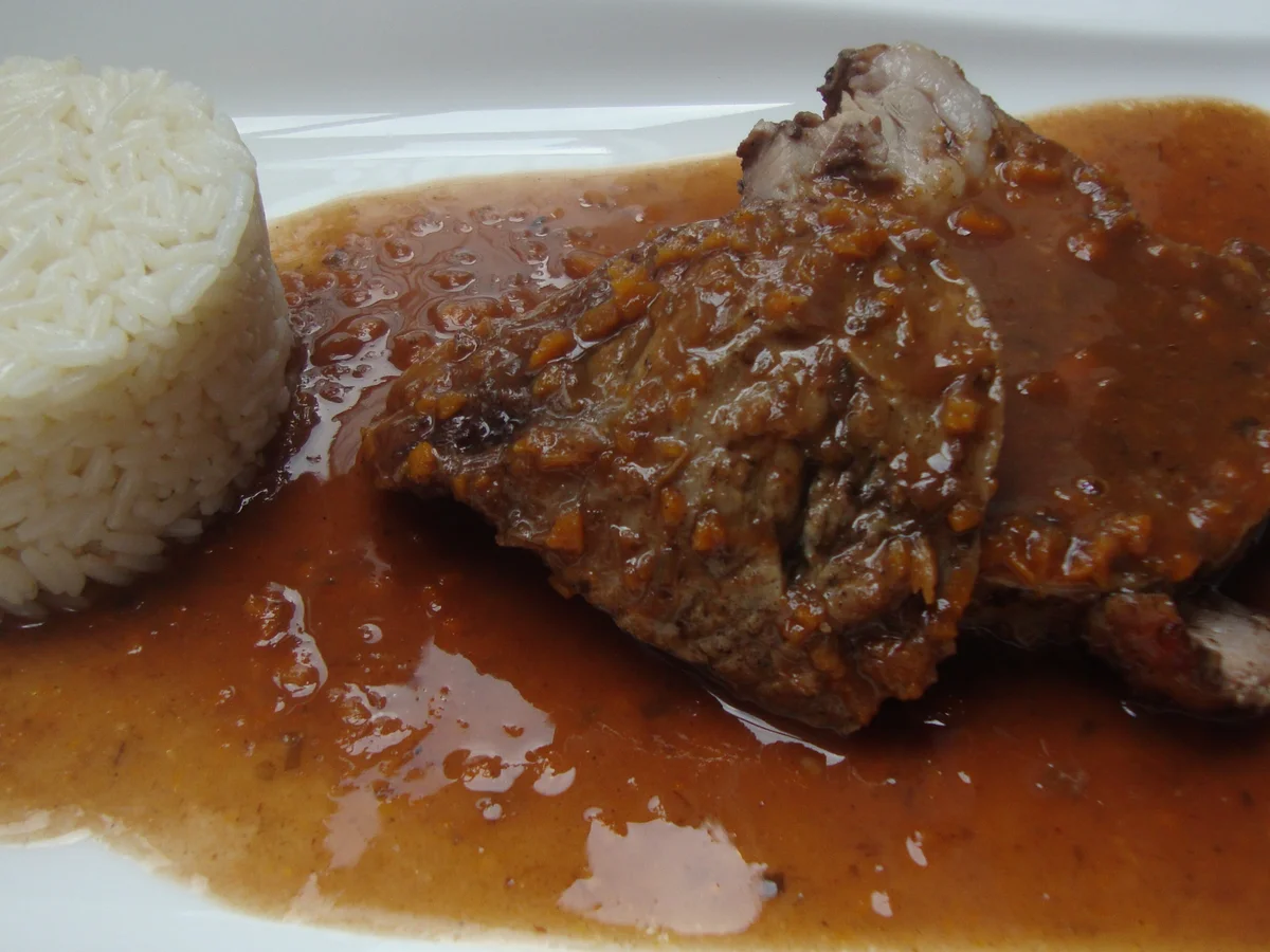 SCHWEINSKOTELETT IN WHISKY-RAHM SAUCE - Rezept - Bild Nr. 2