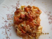 auflauf: tortellini, hack, tomaten, basilikum - Rezept - Bild Nr. 6237