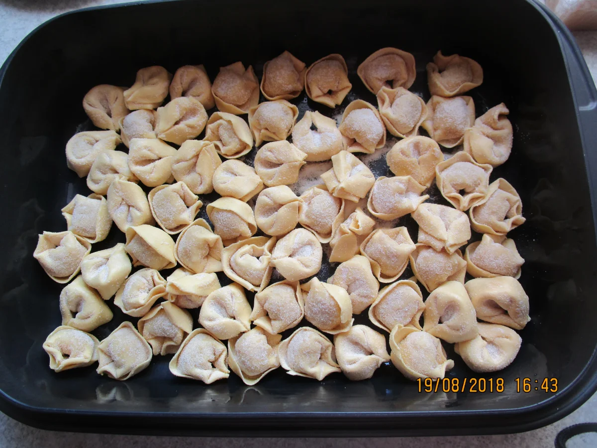 auflauf: tortellini, hack, tomaten, basilikum - Rezept - Bild Nr. 6245