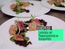 Lachstatar auf Pumpernickelerde mit Rucolavinaigrette und Orangenfilets - Rezept - Bild Nr. 2