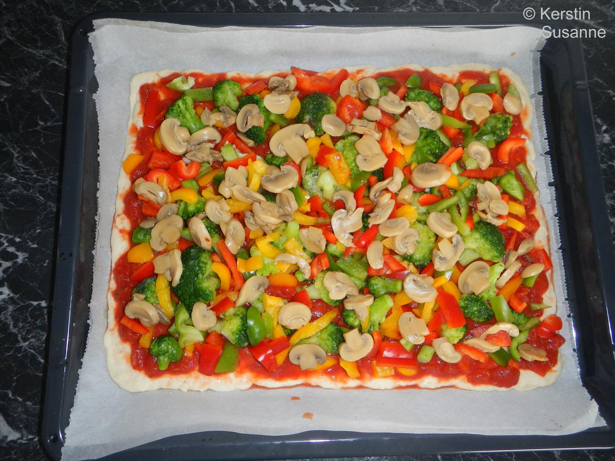 Gemüse-Pizza - Rezept - Bild Nr. 6242