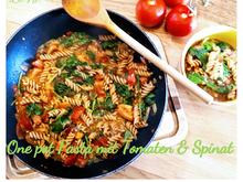 BiNe ` S ONE POT PASTA MIT TOMATEN & SPINAT - Rezept - Bild Nr. 2