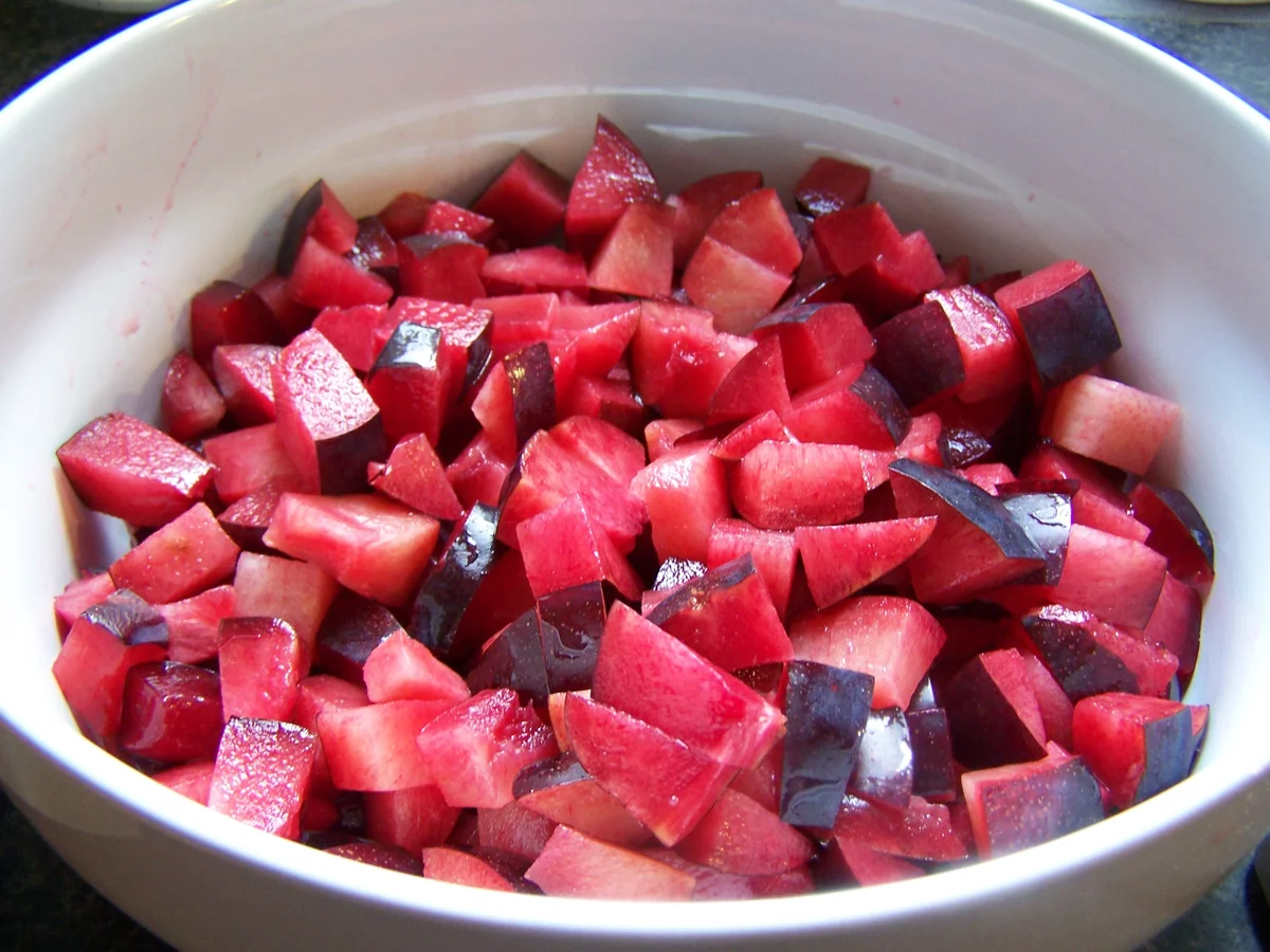 Rezept: Plumcot-Abrikosen- Streusselkuchen Bild Nr. 6361 Plumcot-Abrikosen- Streusselkuchen - Rezept - Bild Nr. 6361