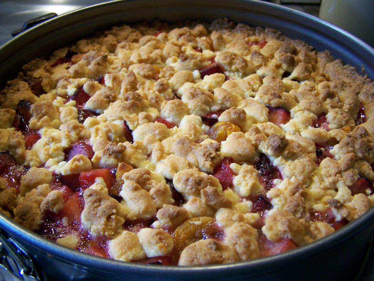 Plumcot-Abrikosen- Streusselkuchen - Rezept - Bild Nr. 6369