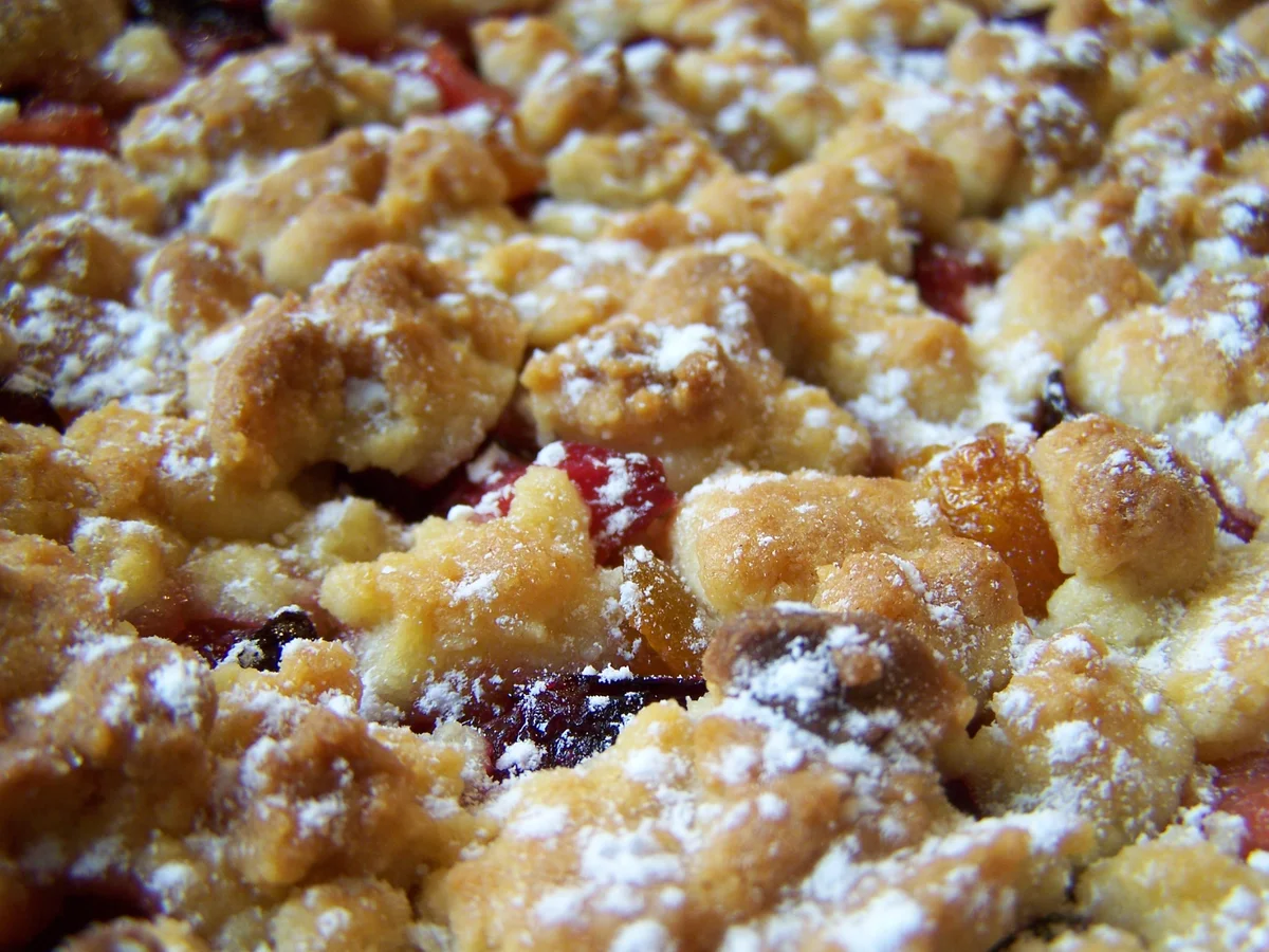 Rezept: Plumcot-Abrikosen- Streusselkuchen Bild Nr. 6375 Plumcot-Abrikosen- Streusselkuchen - Rezept - Bild Nr. 6375