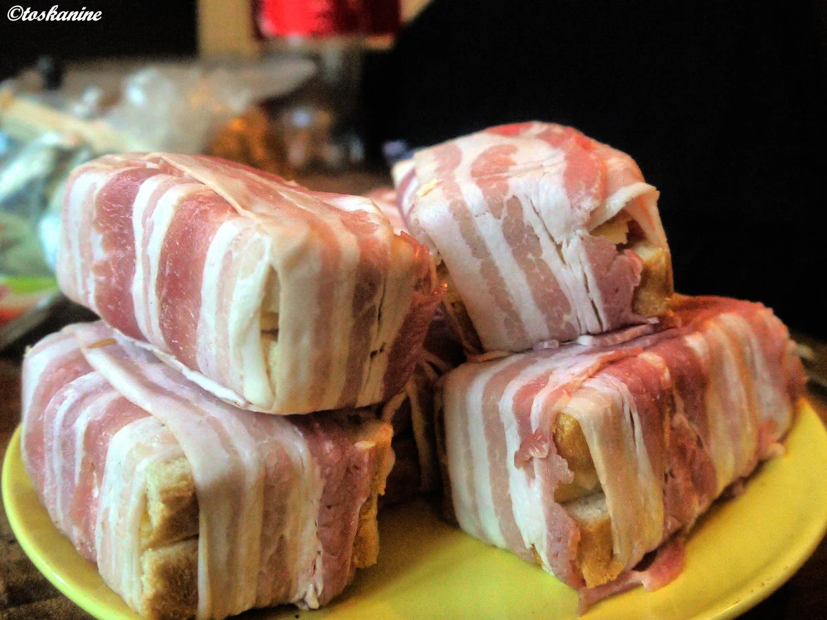 Bacon-Käse-Bomben mit scharfem Kirsch-Dip - Rezept - Bild Nr. 13