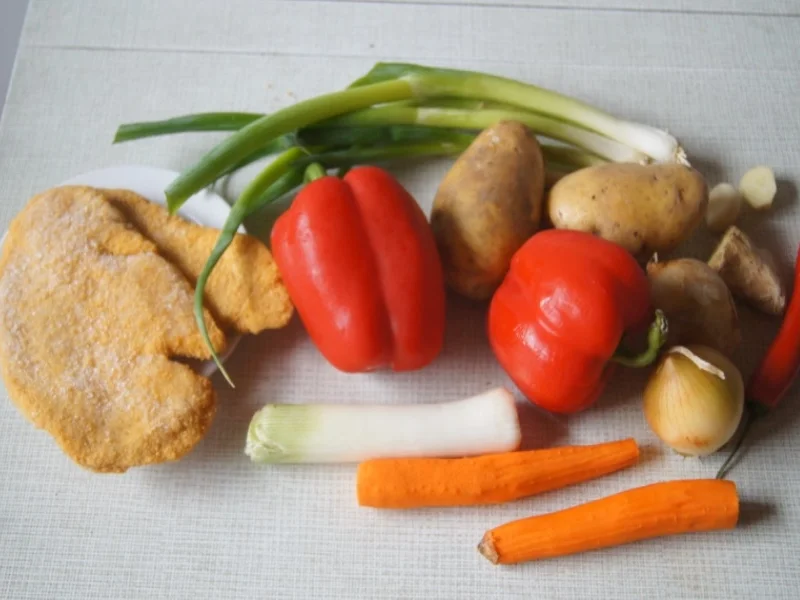 Wiener-Schnitzel vom Schwein mit Wokgemüse - Rezept - Bild Nr. 6239