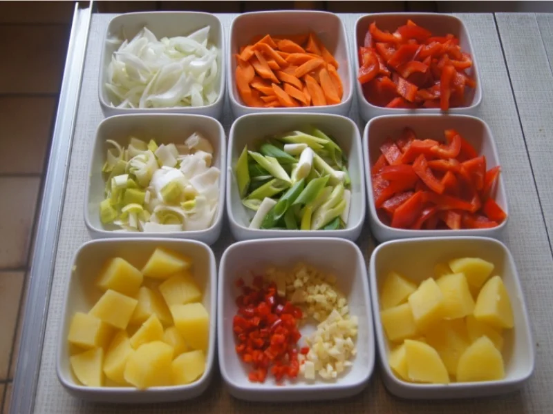 Wiener-Schnitzel vom Schwein mit Wokgemüse - Rezept - Bild Nr. 6249