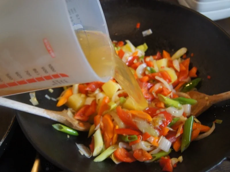 Wiener-Schnitzel vom Schwein mit Wokgemüse - Rezept - Bild Nr. 6256