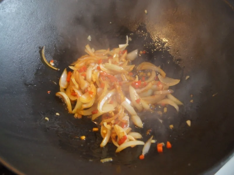 Gebratener Reis mit Schinken und Ei - Rezept - Bild Nr. 6243