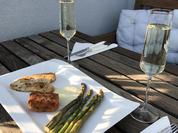 HÜHNERBRUST MIT GEMÜSELAIBCHEN UND GEFLÜGELRAHMSAUCE - Rezept - Bild Nr. 2