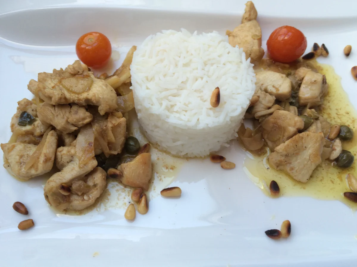 HÜHNERGESCHNETZELTES MIT FENCHEL KAPERN UND SARDELLEN - Rezept - Bild Nr. 6238