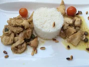 Rezept: HÜHNERGESCHNETZELTES MIT FENCHEL KAPERN UND SARDELLEN Bild Nr. 6238 HÜHNERGESCHNETZELTES MIT FENCHEL KAPERN UND SARDELLEN - Rezept - Bild Nr. 6238