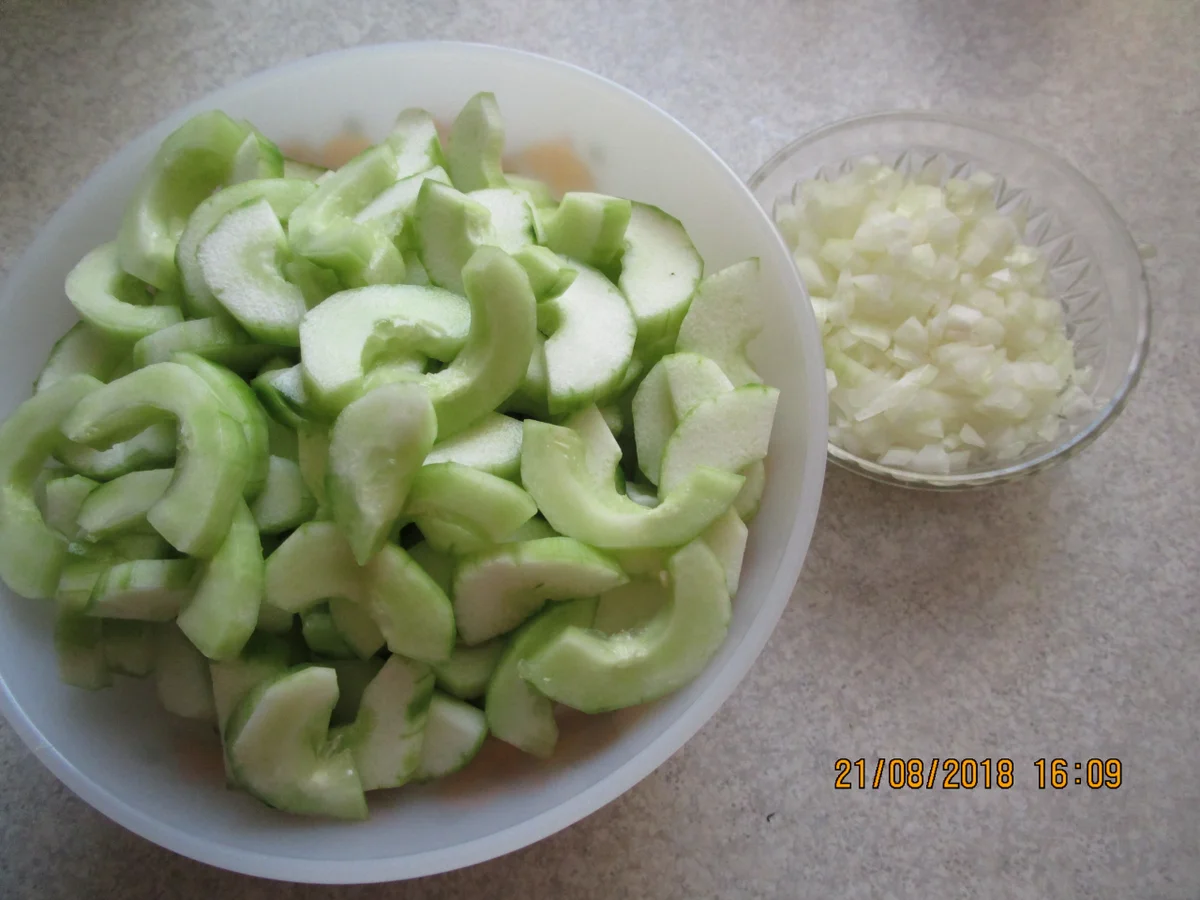 hackfleischpfanne mit gurkengemüse - Rezept - Bild Nr. 6246