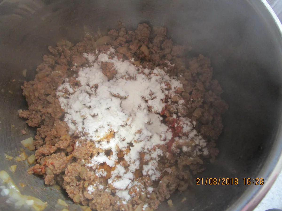 hackfleischpfanne mit gurkengemüse - Rezept - Bild Nr. 6250