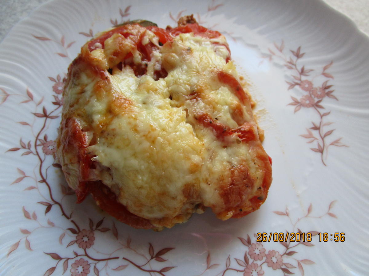 hackauflauf aus: zucchini, paprika, tomaten und kartoffeln - Rezept ...