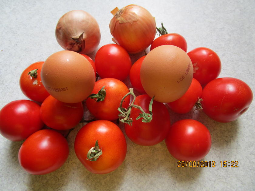hackauflauf aus: zucchini, paprika, tomaten und kartoffeln - Rezept ...