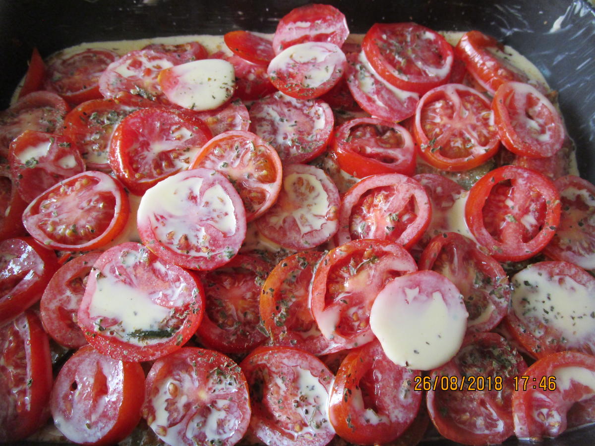 hackauflauf aus: zucchini, paprika, tomaten und kartoffeln - Rezept - Bild Nr. 6260