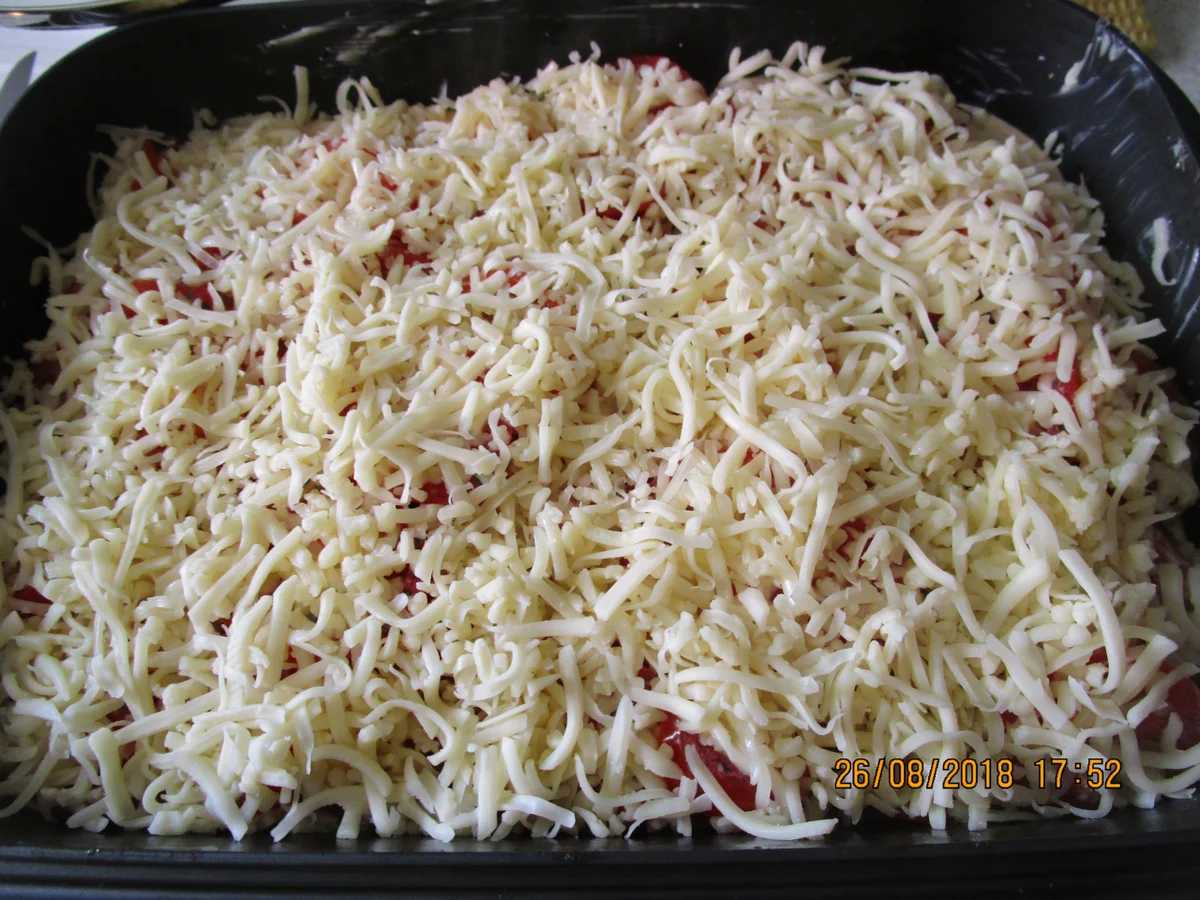 hackauflauf aus: zucchini, paprika, tomaten und kartoffeln - Rezept - Bild Nr. 6261