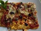 Rezept: Spaghetti-Pizza Bild Nr. 2 Spaghetti-Pizza - Rezept - Bild Nr. 2