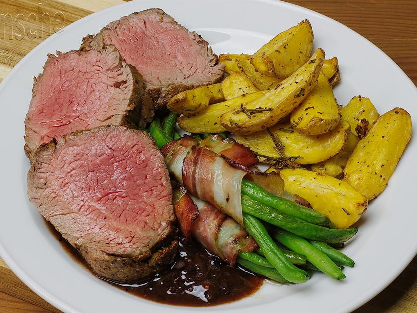 Rinderfilet aus dem Ofen - superzart, einfach