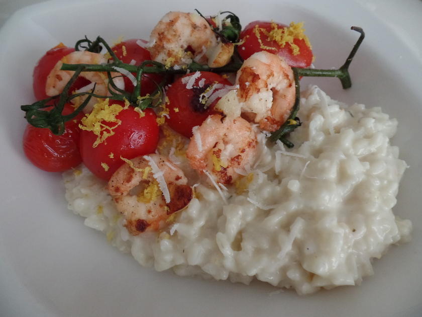 Risotto Mit Garnelen Und Tomaten Rezept Kochbar De