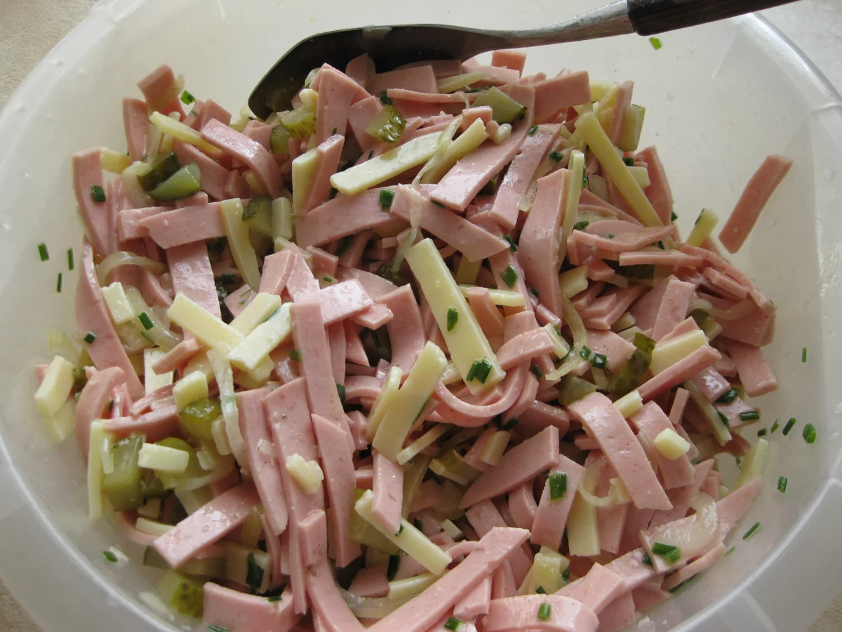 Wurstsalat, Schweizer Art - Rezept - Bild Nr. 6241