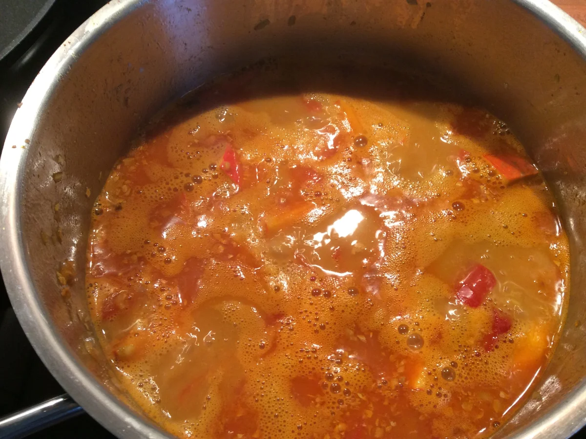 Kürbissoße, scharf - Rezept - Bild Nr. 6242