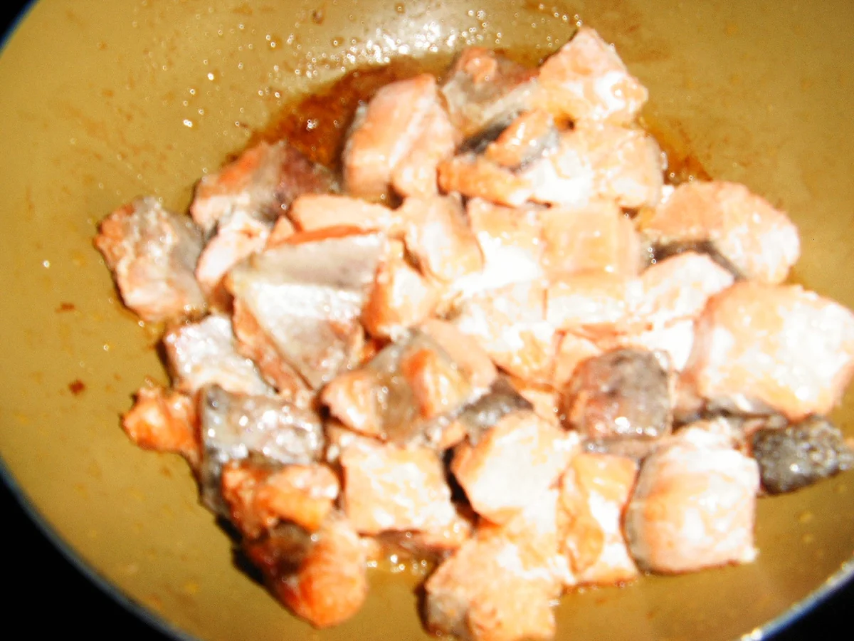 Rezept: Lachs-Gurken-Pfanne Bild Nr. 6246 Lachs-Gurken-Pfanne - Rezept - Bild Nr. 6246